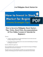 How To Invest in Philippine Stock Market For Beginners