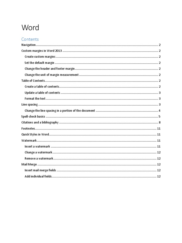 Word 2013 Formatting Essentials | PDF | Citation | Tag (Metadata)