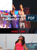 Emcee, Anchor, RJ Aanya Contact 07355174331