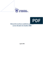 Manual Elaboración Textos 2008 (APA)