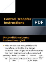 Control Transfer Instructions