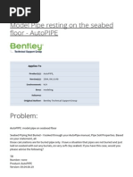 Model Pipe Resting On The Seabed Floor - AutoPIPE - Pipe Stress and Vessel Design - Wiki - Pipe Stress and Vessel Design - Bentley Communities