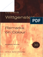 229325966 Ludwig Wittgenstein Remarks on Colour