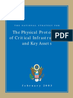 The National STrategy For The Physical Protection of Critical Infrastructures and Key Assets