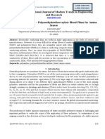 Study of Polyaniline Polymethylmethacraylate Blend Films for Amine Sensor