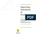 Improving Operations at Freshnow: Fda Management & Leadership Workbased Learning
