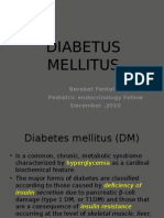 Diabetus Millitus