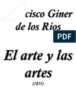 Francisco Giner de Los Rios - El Arte y Las Artes - V1.0