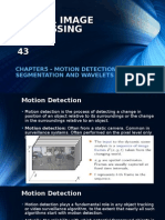 Chapter5 - Motion Detection, Segmentation and Wavelets