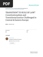 Csaba Varga - Transition to Rule of Law