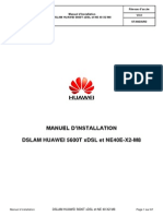HW OPE PRO 030 Rev07 Manuel d'Installation DSLAM X2 HW Nouveau Site XDSL... (1)