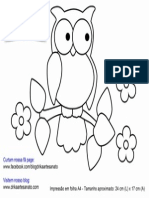 Patchwork Moldes Corujinha 2