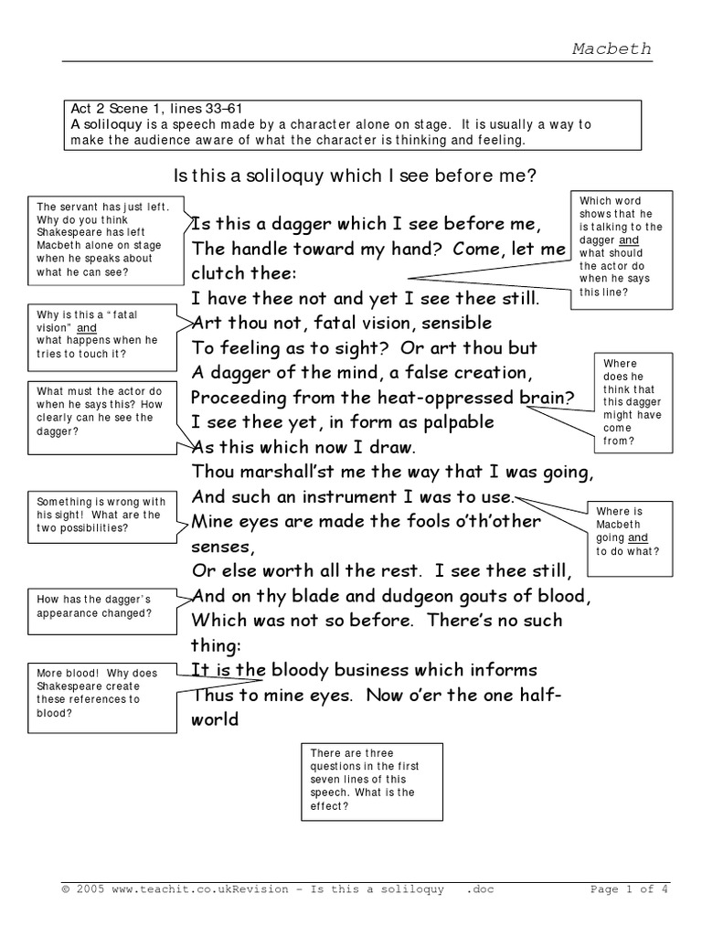 Macbeth | PDF | Macbeth | Thou