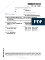 European Patent Specification: For Speed Compensation of A Shaped Charge Jet, and Missile