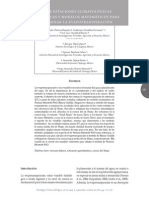 Uso de Estaciones Climatológicas Automaticas y Modelos Matematicos Para Determinar La Evapotranspiracion