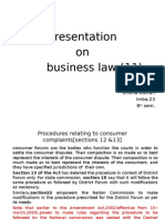 Presentation On Business Law (11) : Shikha Kumari Imba, 23 8 Sem