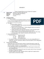 English Vi Date: - I. Objectives II. Subject Matter: Administer Dolch Basic Sight Word Test References: Materials: Values: Iii. Learning Activities