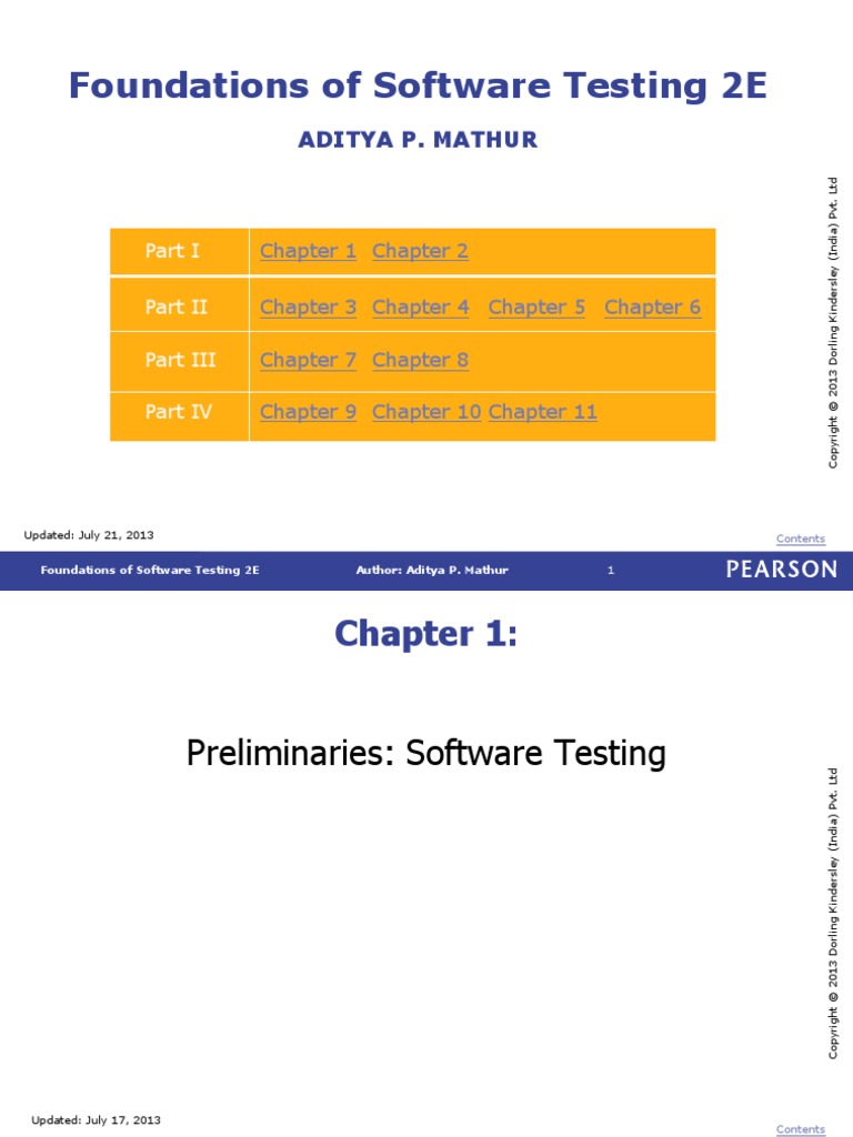 Foundations of Software Testing | PDF | Formal Verification | Software ...