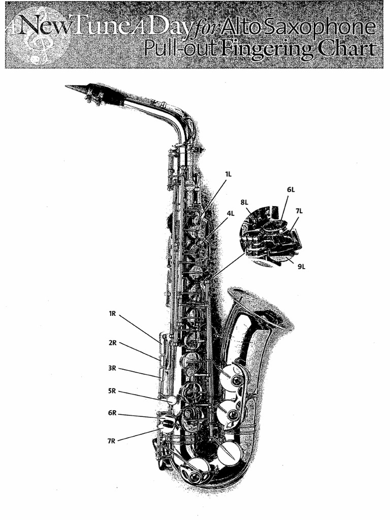 Alto Sax Fingering Chart | PDF
