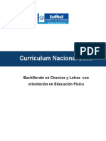CNB de Bachillerato en Ciencias y Letras Con Orientación en Educación Física