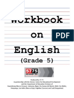 Workbook On English English: (Grade 5)