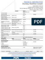 Duralay Heatflow Carpet: Technical Specification