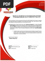 Bank Signature Authority Letter