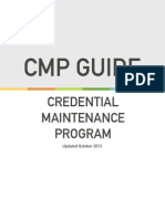 CMP Guide: Credential Maintenance Program