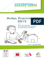 Guide Ademe Aides Financieres 2015