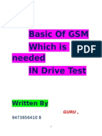 Basic of GSM by Guru