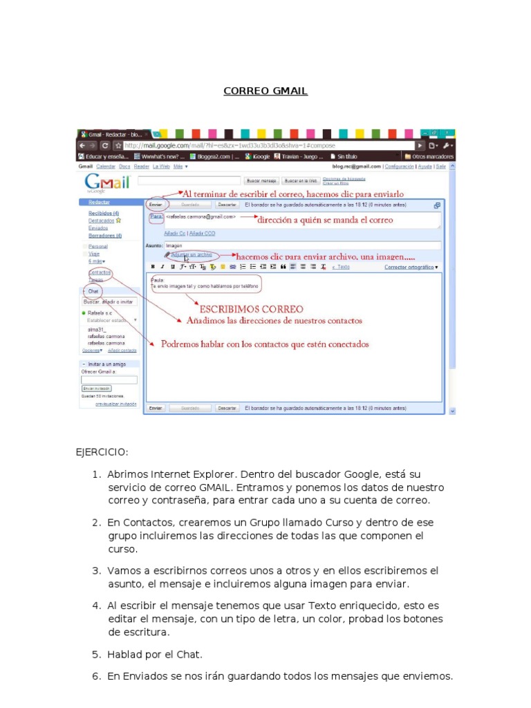 Cómo usar Gmail y gestionar correos | PDF