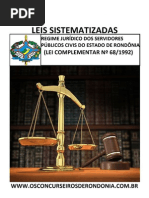 Regime Jurídico Dos Servidores Públicos Civis Do Estado de Rondônia (Lei Complementar Nº 68_1992)