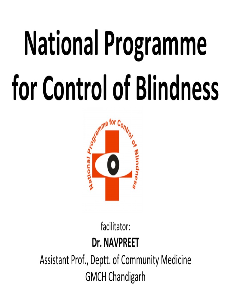 National Programme for Control of Blindness.pdf Visual Impairment