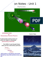 Revision Notes - Unit 1: Particles