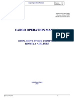 Cargo Operation - manual