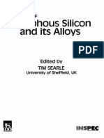 Properties of Amorphous Silicon and Its Alloys E M I S Datareviews Series