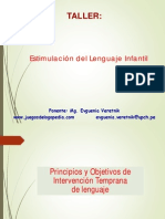 Resumen Estimulación Del lenguaje-UAP 2014 PDF