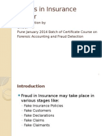 Frauds in Insurance Sector