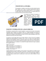 Posición de La Guitarra