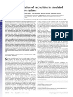 acumulación extrema de nucleotidos en simulación hidrotermal 