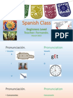 Spanish Beginner Class 1