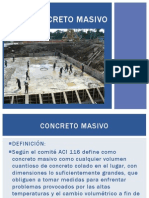 CONCRETO MASIVO