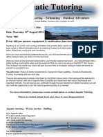 Aquatic Tutoring - BCU 1 Star Marketing V-3 19.07.15 PDF
