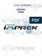 Instruções Rese Epson R290