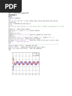 MAT 275 MATLAB Assignment #4: Part A