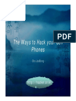 The Ways To Hack Your Cell Phones: - Cho Joobong