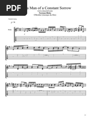I Am A Man Of A Constant Sorrow By Norman Blake