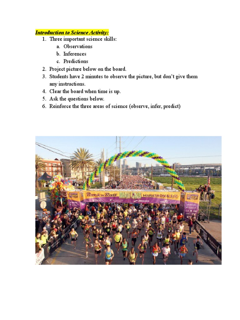 Intro To Science Activity | PDF