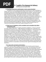 Chapter 5: Cognitive Development in Infancy: What Piaget Meant When He Said That Infants "Actively Construct Knowledge."