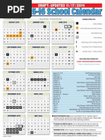 Calendar 2010-2011 Color | PDF | Home & Garden